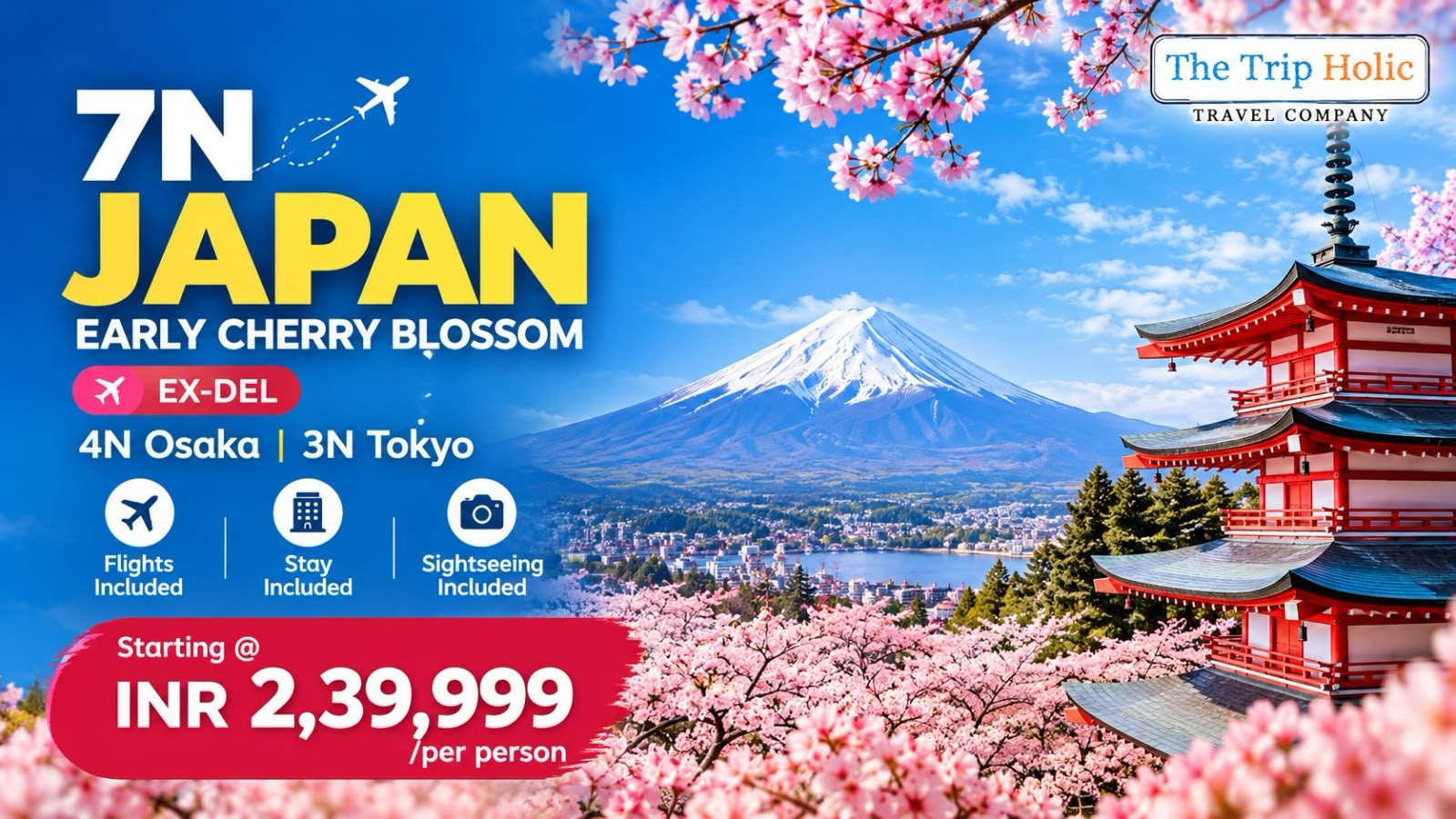 Japan Tour Package Banner - The Trip Holic